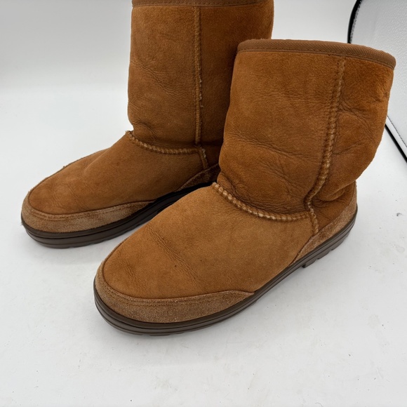 UGG Boots WOMENS Ultra Short Revival Sheepskin Boots Chestnut - Size 7 #5225 - Picture 2 of 15